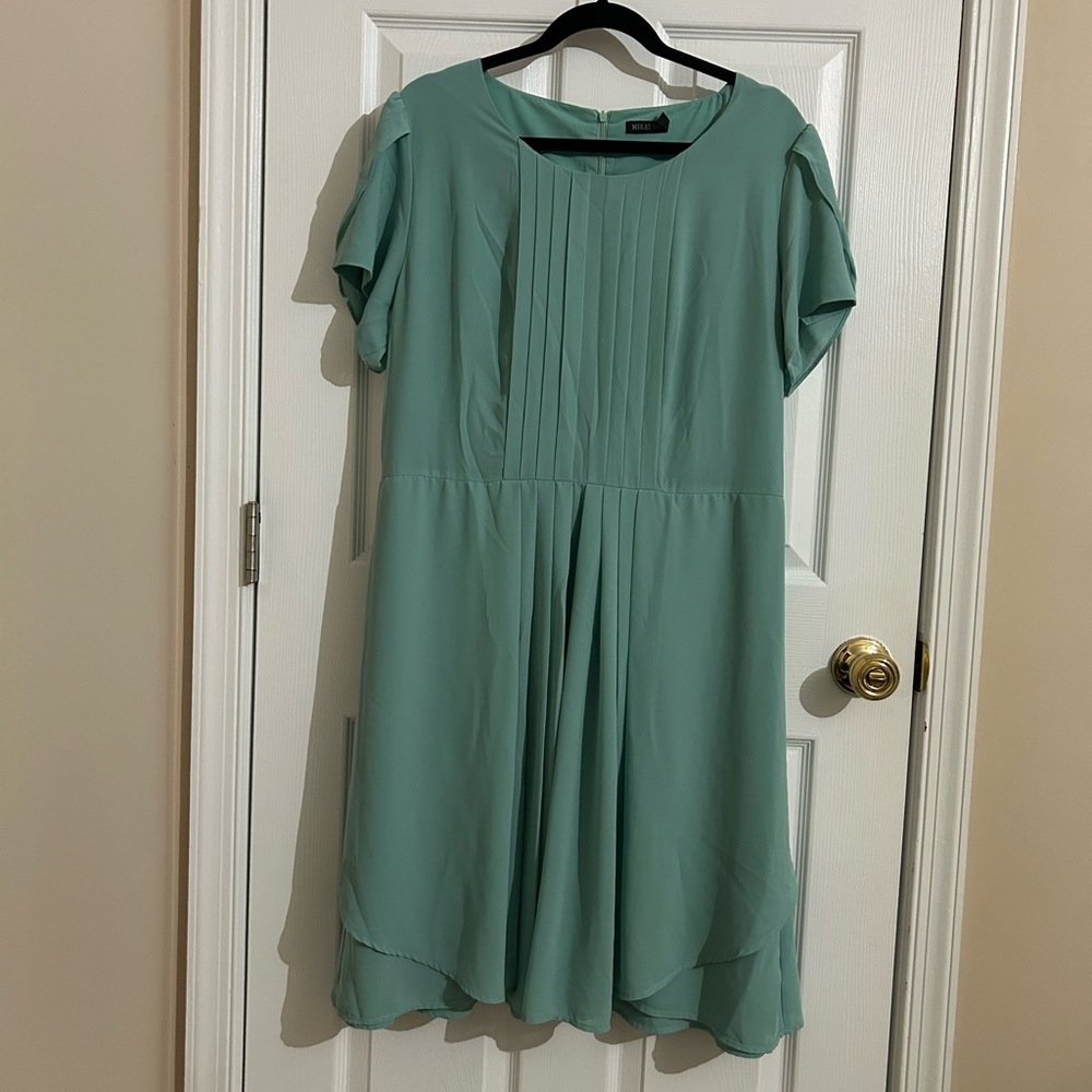 Mikarose Teal Midi Dress